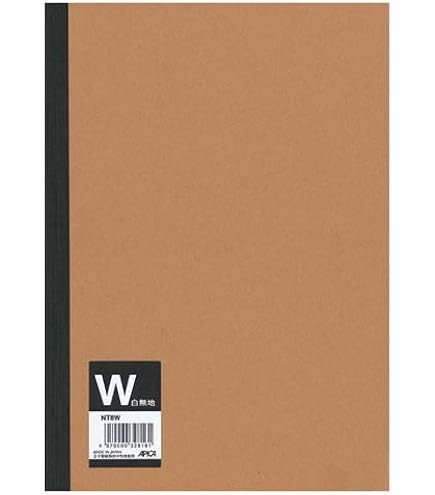 Amazon | アピカ 無地表紙科目ノート 白無地 NT8W 00015025